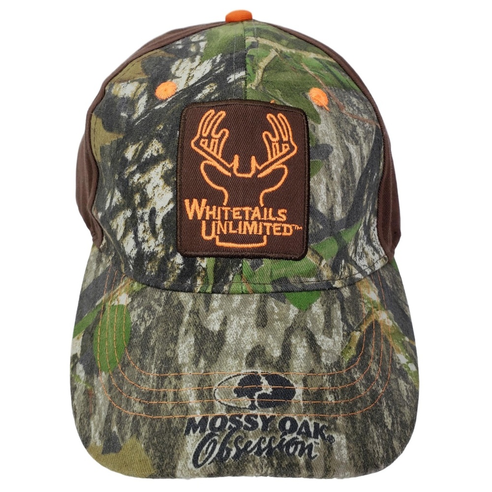 Whitetails Unlimited Hat - Camouflage Outdoor Deer Hunting Cap Camo OSFA -‎ NEW